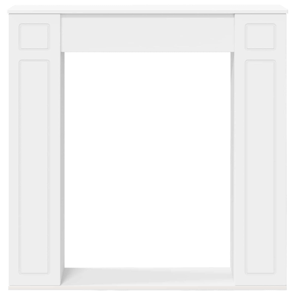Rám Krbu 100 X 20 X 100 Cm Kompozitní Dřevo