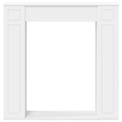 Rám Krbu 100 X 20 X 100 Cm Kompozitní Dřevo