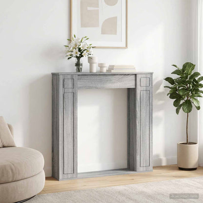 Rám Krbu 100 X 20 X 100 Cm Kompozitní Dřevo