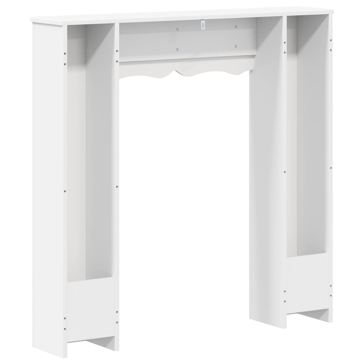 Rám Krbu 102 X 20 X 102 Cm Kompozitní Dřevo