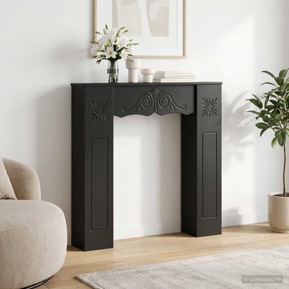 Rám Krbu 102 X 20 X 102 Cm Kompozitní Dřevo