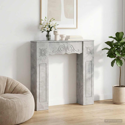 Rám Krbu 102 X 20 X 102 Cm Kompozitní Dřevo