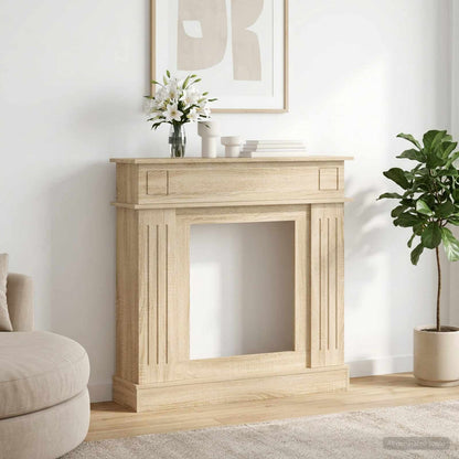 Rám Krbu 102 X 26 X 100 Cm Kompozitní Dřevo