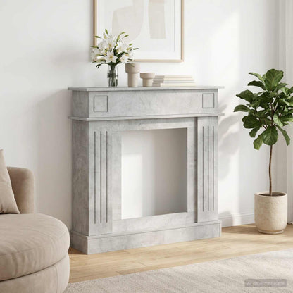 Rám Krbu 102 X 26 X 100 Cm Kompozitní Dřevo