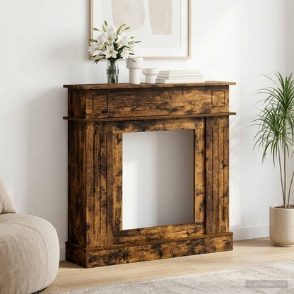 Rám Krbu 102 X 26 X 100 Cm Kompozitní Dřevo