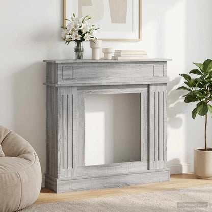 Rám Krbu 102 X 26 X 100 Cm Kompozitní Dřevo