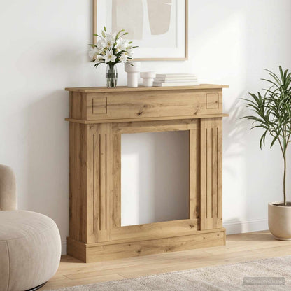 Rám Krbu 102 X 26 X 100 Cm Kompozitní Dřevo