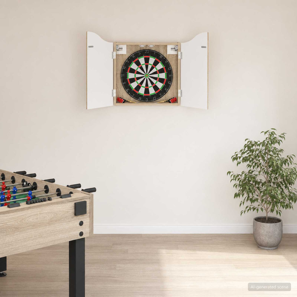 Skříň Na Terče 56 X 12 X 63 Cm Kompozitní Dřevo