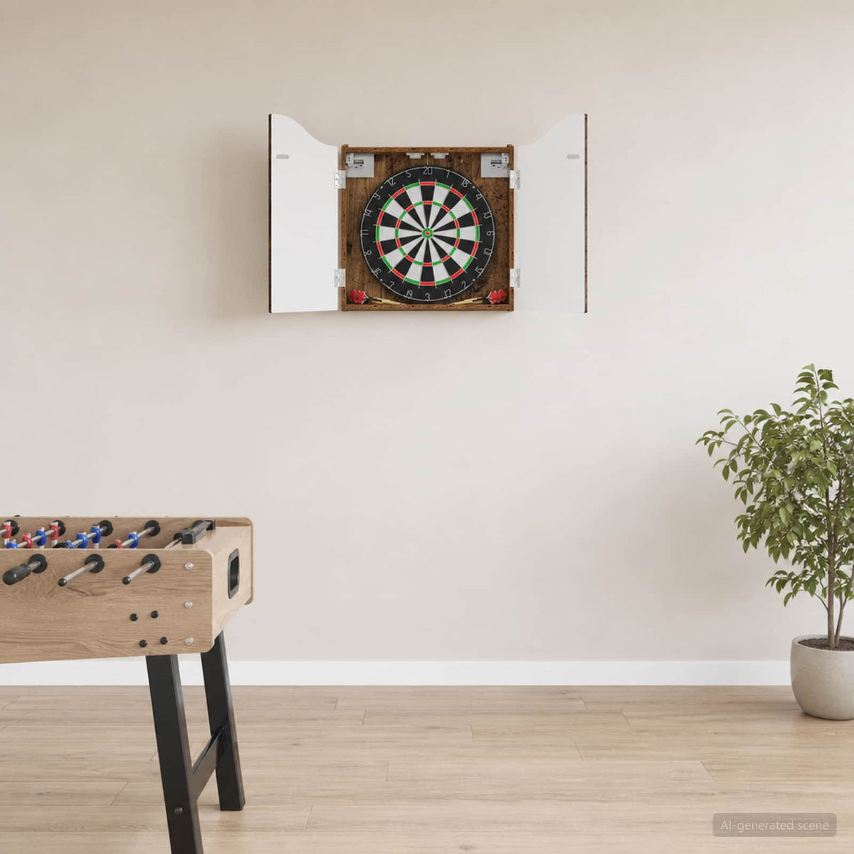 Skříň Na Terče 56 X 12 X 63 Cm Kompozitní Dřevo