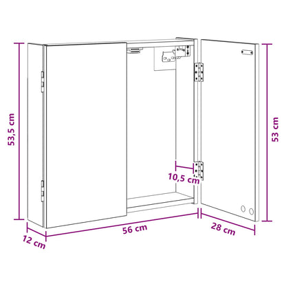 Skříň Na Terče 56 X 12 X 53,5 Cm Kompozitní Dřevo