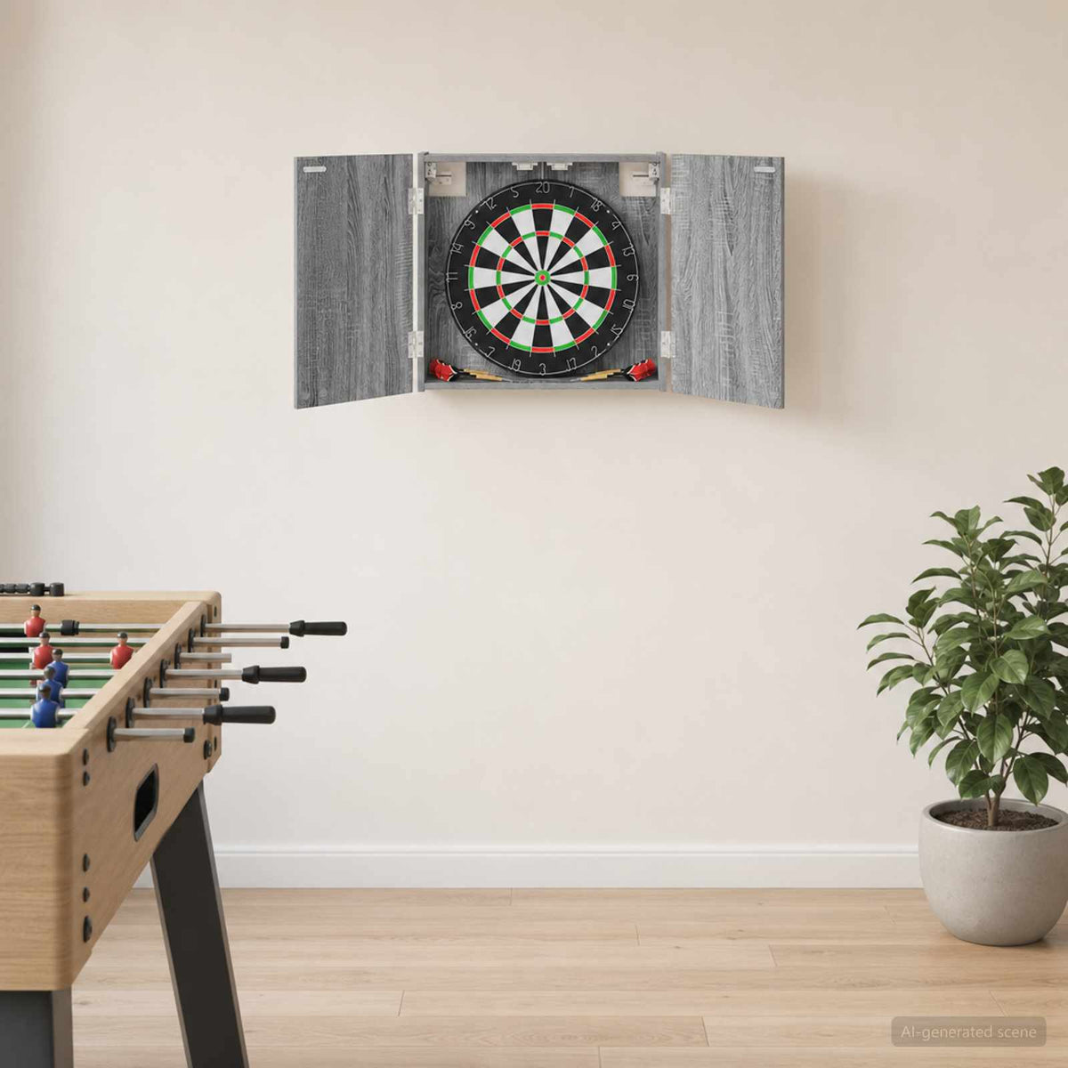 Skříň Na Terče 56 X 12 X 53,5 Cm Kompozitní Dřevo