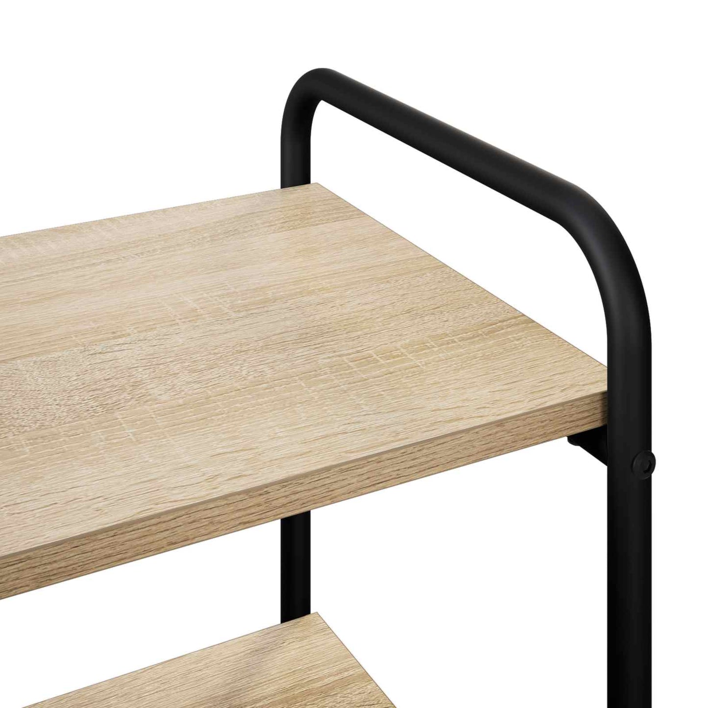 Konzolový Stolek Dub Sonoma 80 X 35 X 75 Cm Kompozitní Dřevo