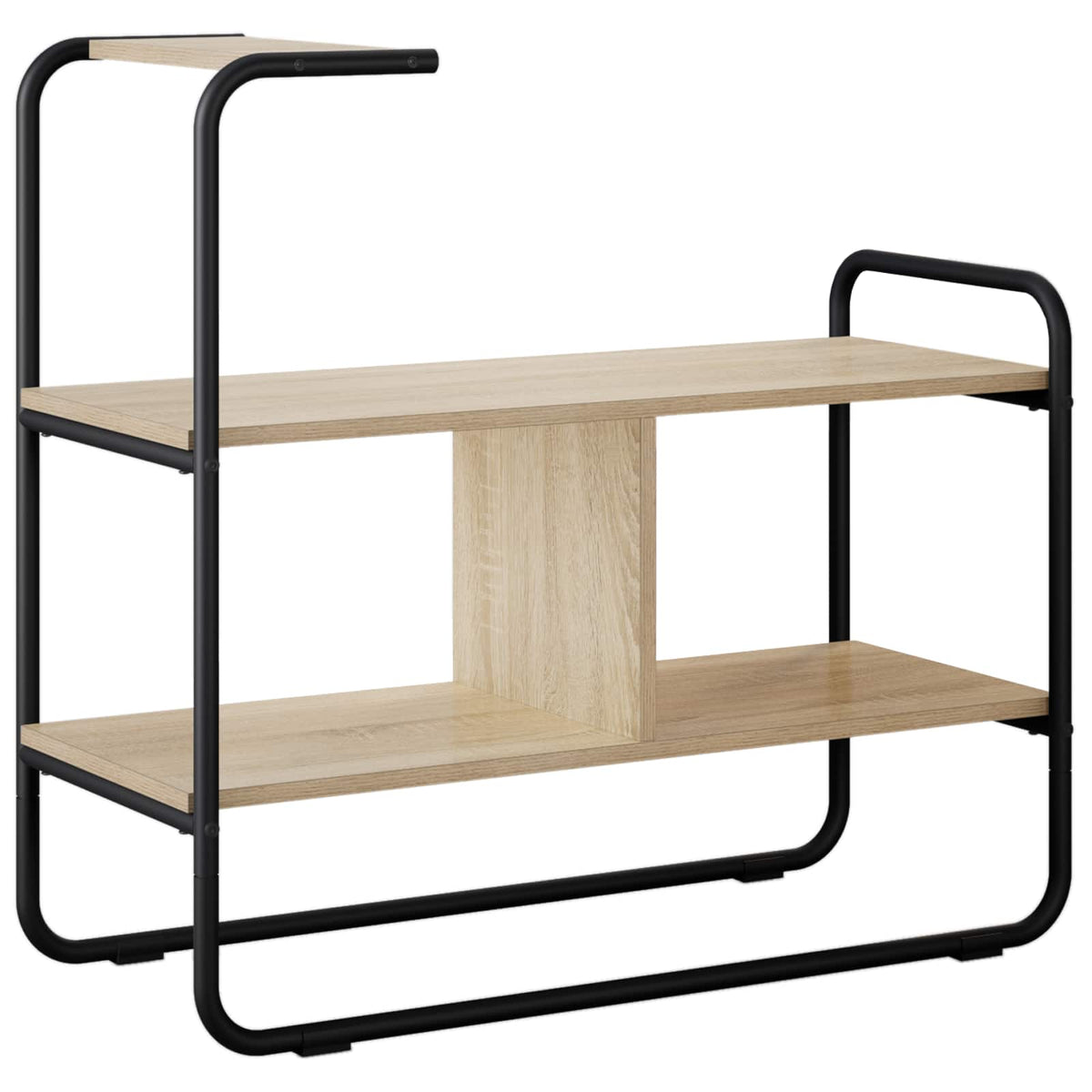 Konzolový Stolek Dub Sonoma 80 X 35 X 75 Cm Kompozitní Dřevo