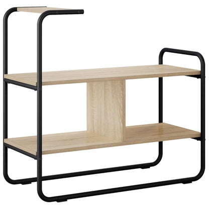 Konzolový Stolek Dub Sonoma 80 X 35 X 75 Cm Kompozitní Dřevo