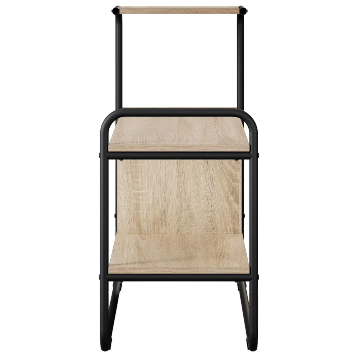 Konzolový Stolek Dub Sonoma 80 X 35 X 75 Cm Kompozitní Dřevo