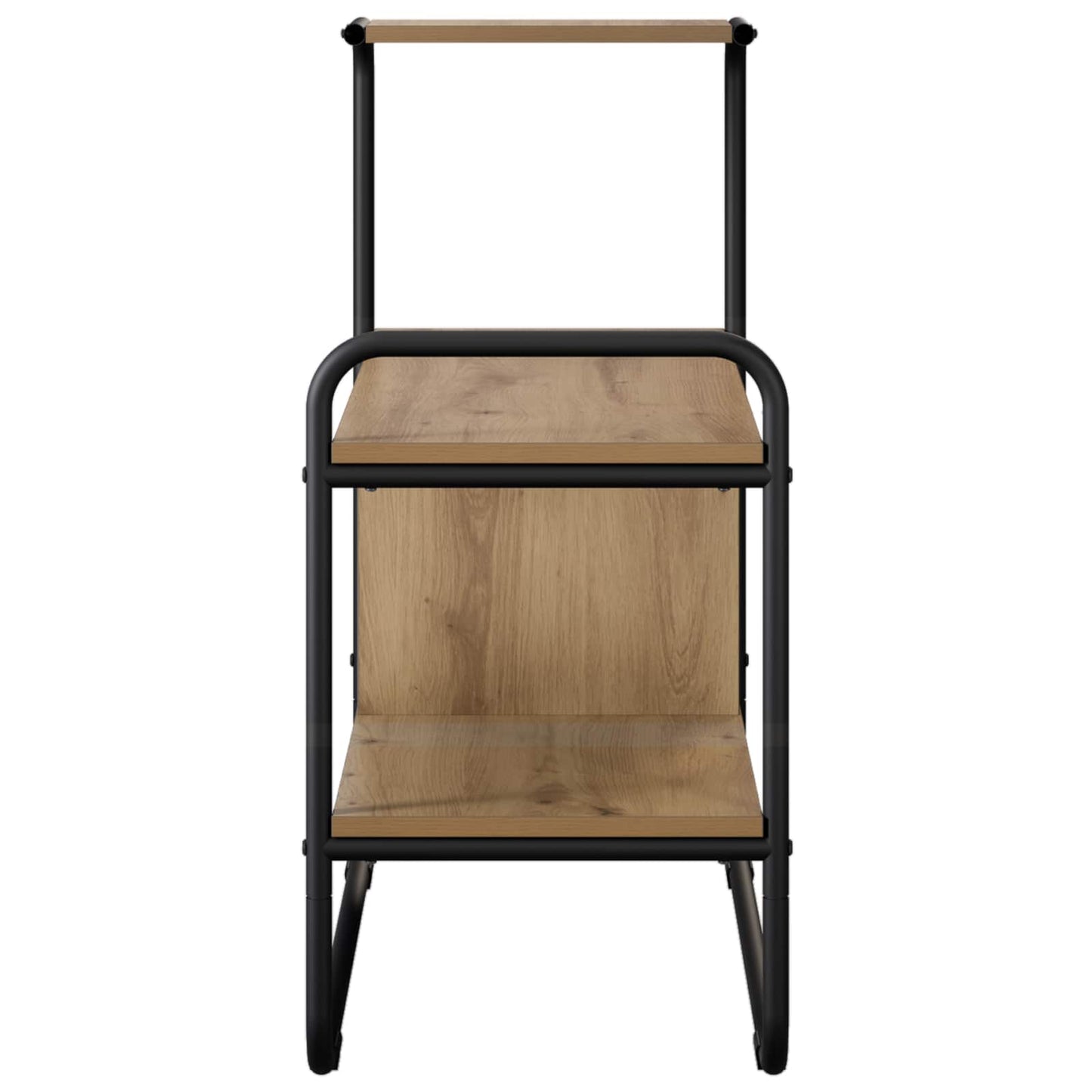 Konzolový Stolek Dub Artisan 80 X 35 X 75 Cm Kompozitní Dřevo