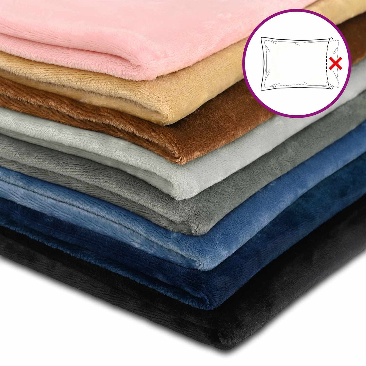 Povlak Na Polštář 6 Pcs Heerlen Flanel