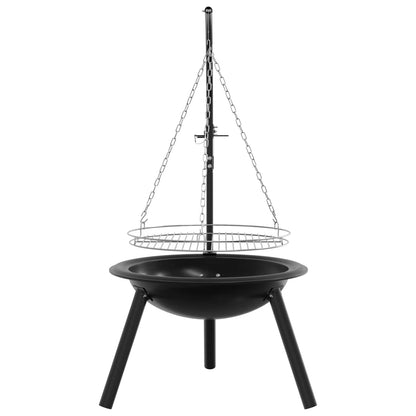 Ohnivá Jáma S Nastavitelnou Grilovací Mřížkou ⌀55,5 X 107,5 Cm