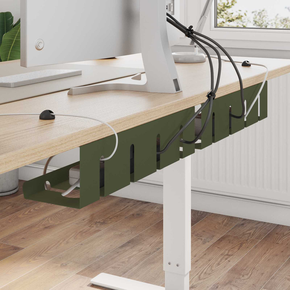 Tray Na Kabely Pod Stolem 2 Ks 43 X 12 X 10 Cm Ocel