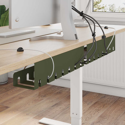 Tray Na Kabely Pod Stolem 2 Ks 43 X 10 X 10 Cm Ocel