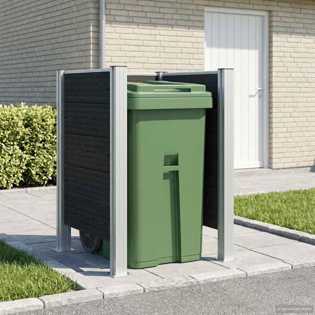 Plot Pro Popelnice 161 X 85 X 115 Cm Hliník A Wpc