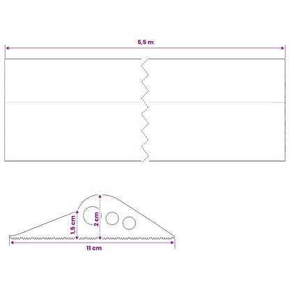 Podlahové Těsnění Do Garáže Černá 112 X 20 Mm Epdm Guma