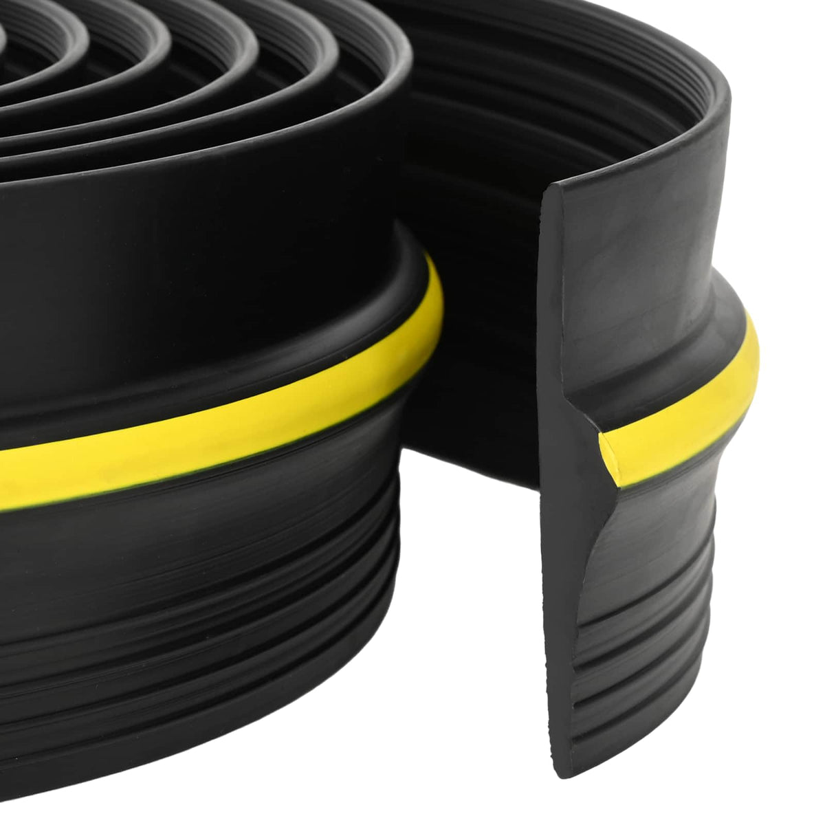 Podlahové Těsnění Do Garáže Černá A Žlutá 12 X 90 Mm Pvc