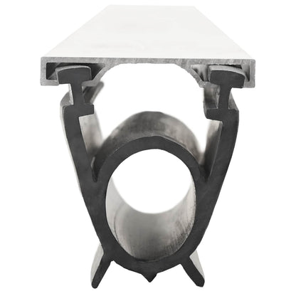 Těsnění Garážových Dveří Černá 41 X 33 Mm Pvc