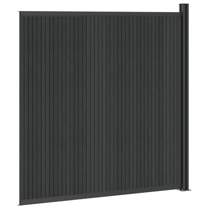 Plotový Panel Wpc A Hliník Černá