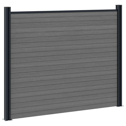 Plotový Panel Wpc A Hliník Šedá