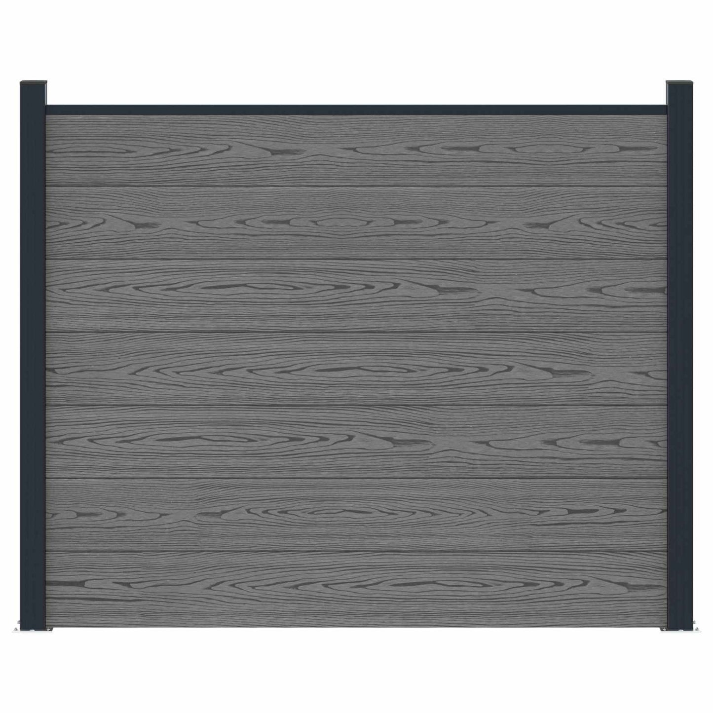 Plotový Panel Wpc A Hliník Šedá