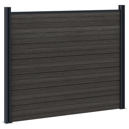 Plotový Panel Wpc A Hliník Černá