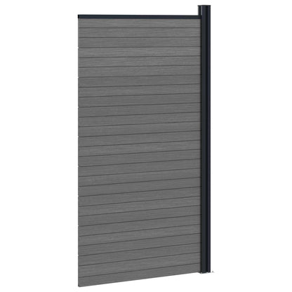 Plotový Panel Wpc A Hliník Šedá