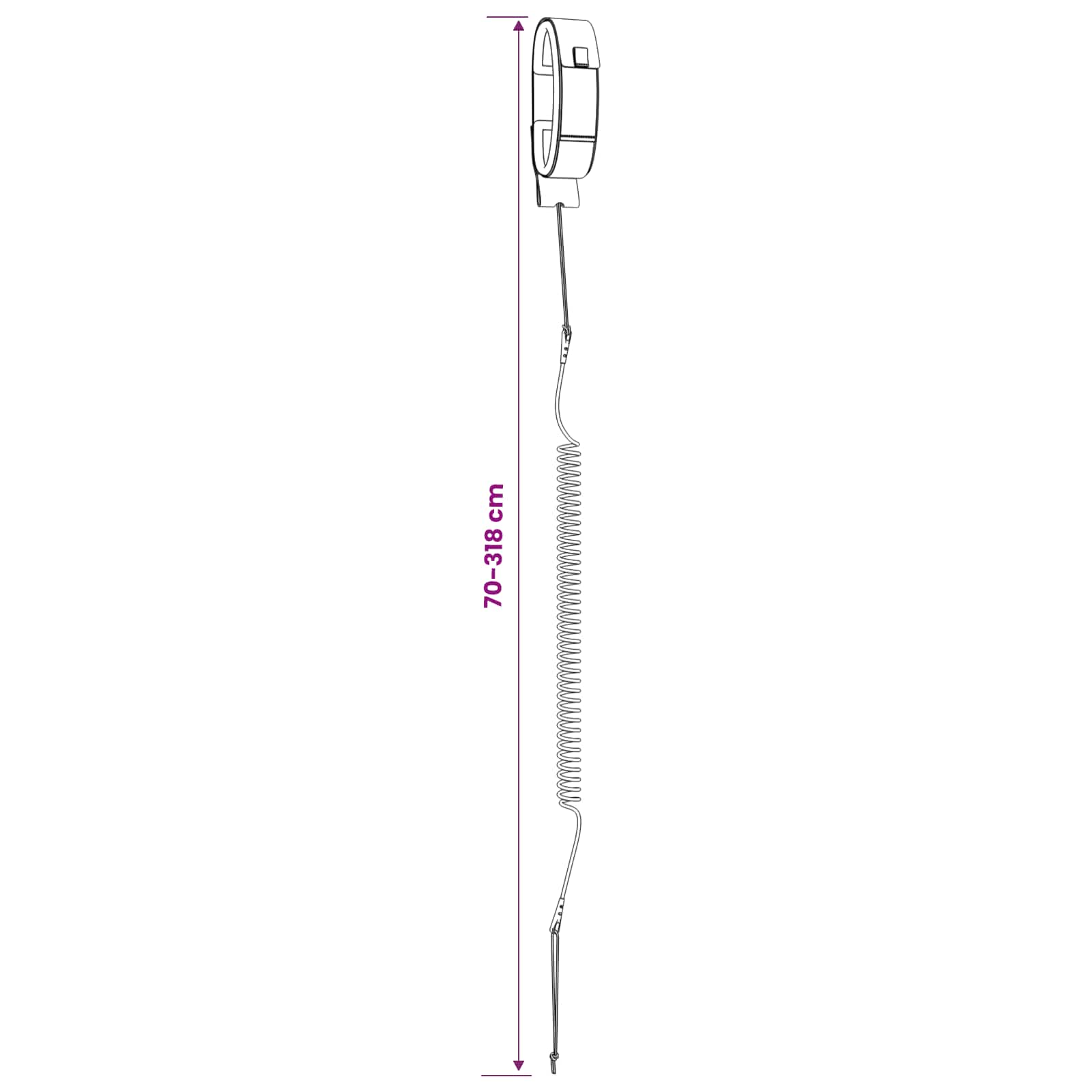 Sup Leash 318 Cm
