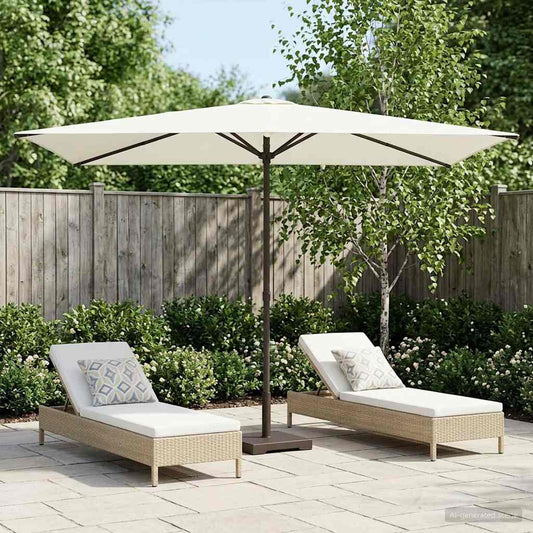 Zahradní Slunečník 200 X 300 Cm Polyester Obdélníkový