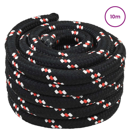 Lano Na Loď 5 Mm 10 M Černá A Červená