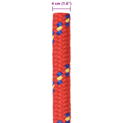 Lano Na Loď 4 Mm 5 M Červená