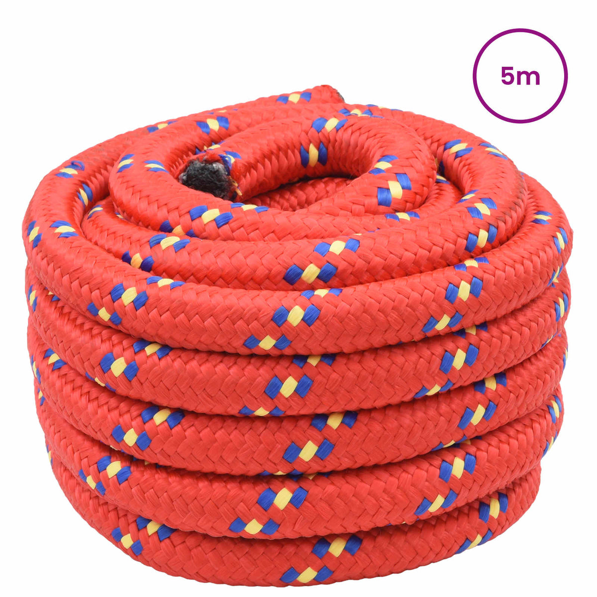 Lano Na Loď 5 Mm 5 M Červená