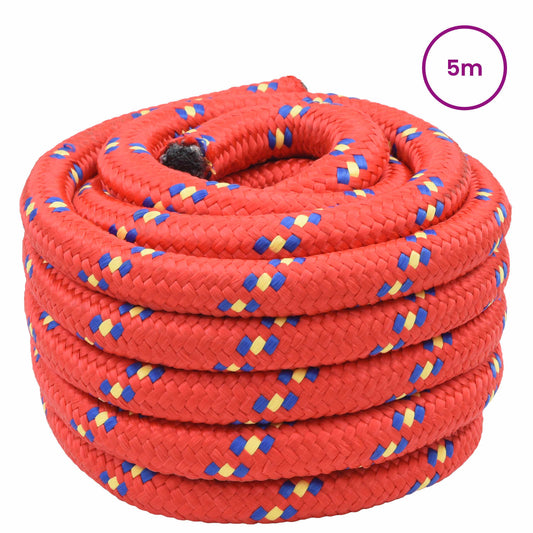 Lano Na Loď 5 Mm 5 M Červená