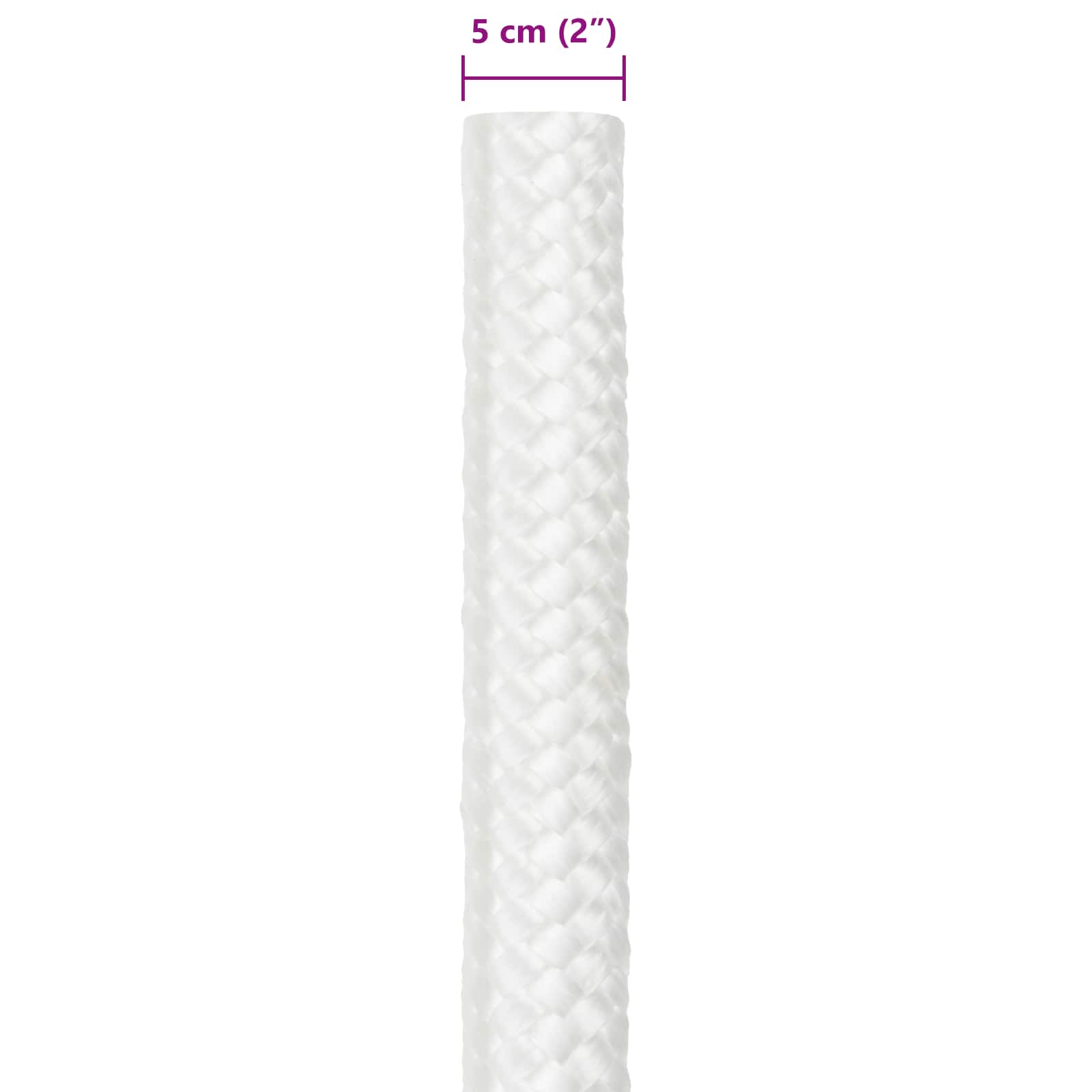 Lano Na Loď 5 Mm 25 M Bílá