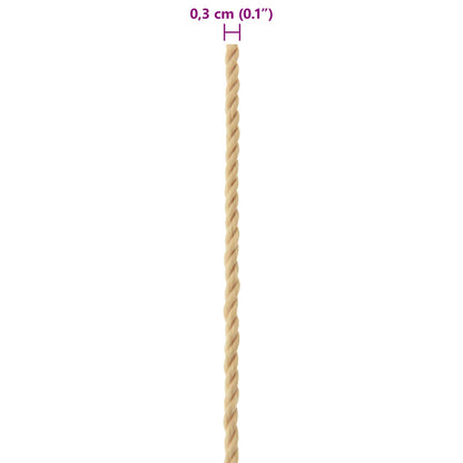 Lano Na Loď 3 Mm 100 M Přírodní