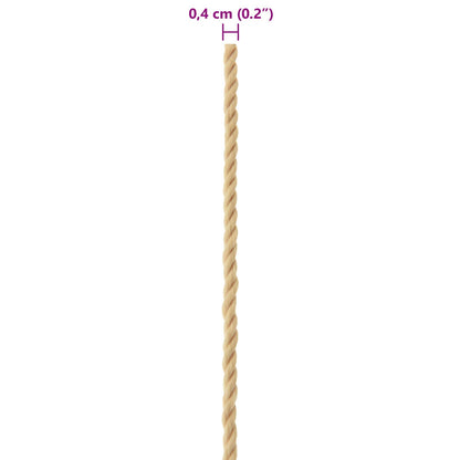 Lano Na Loď 4 Mm 25 M Přírodní