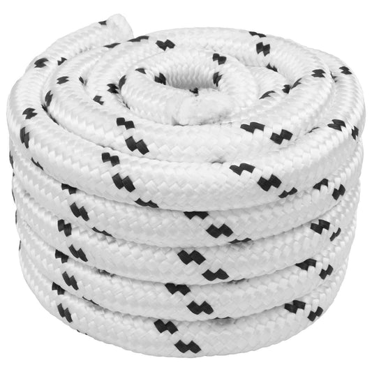 Lano Na Loď Bílá 50 M Polyester