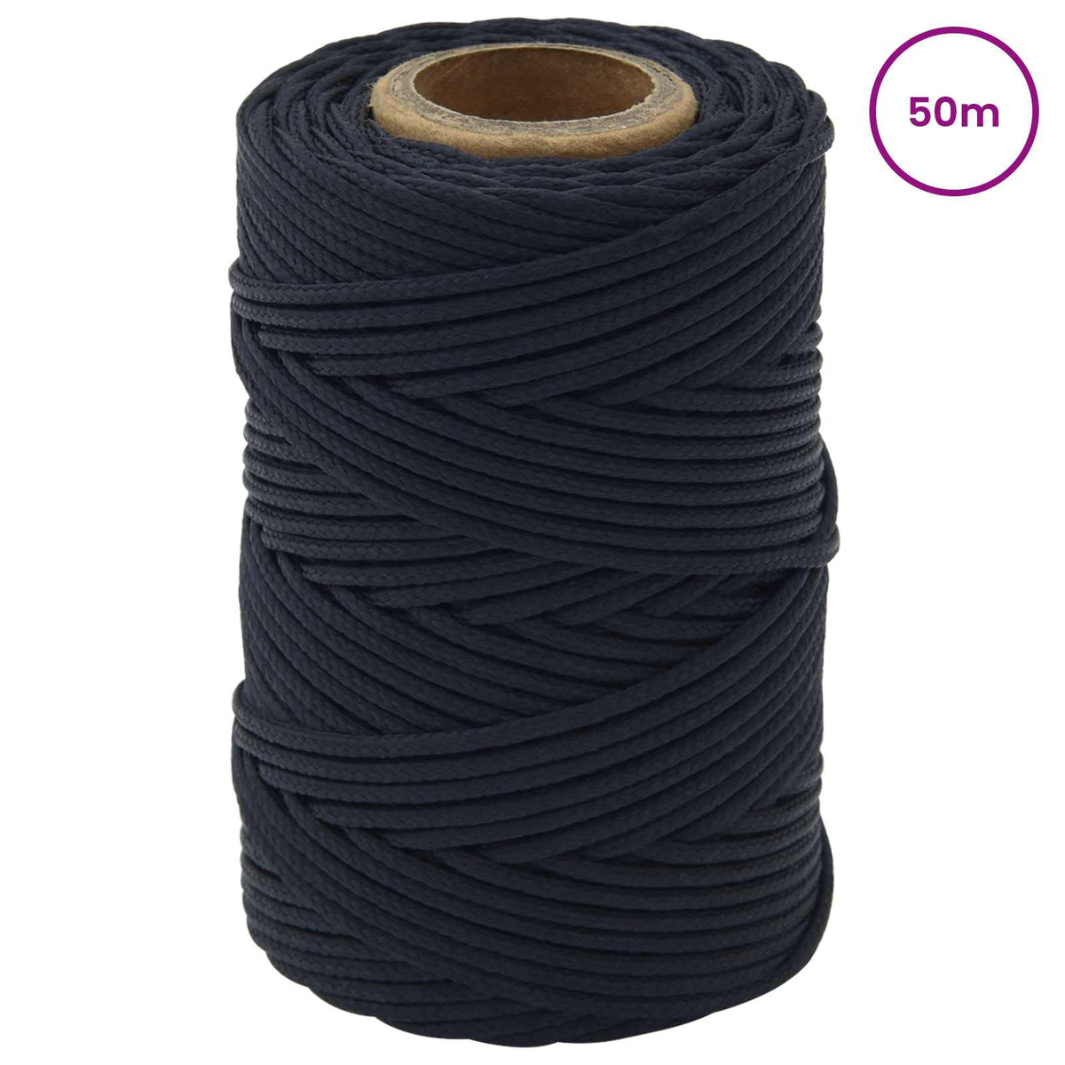 Lano Na Loď Královská Modrá 50 M Polyester