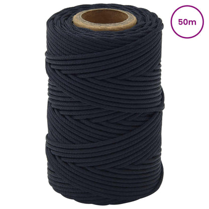 Lano Na Loď Královská Modrá 50 M Polyester