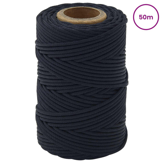 Lano Na Loď Královská Modrá 50 M Polyester