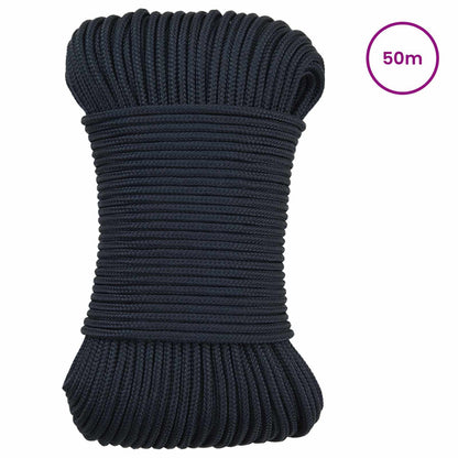 Lano Na Loď Královská Modrá 50 M Polyester