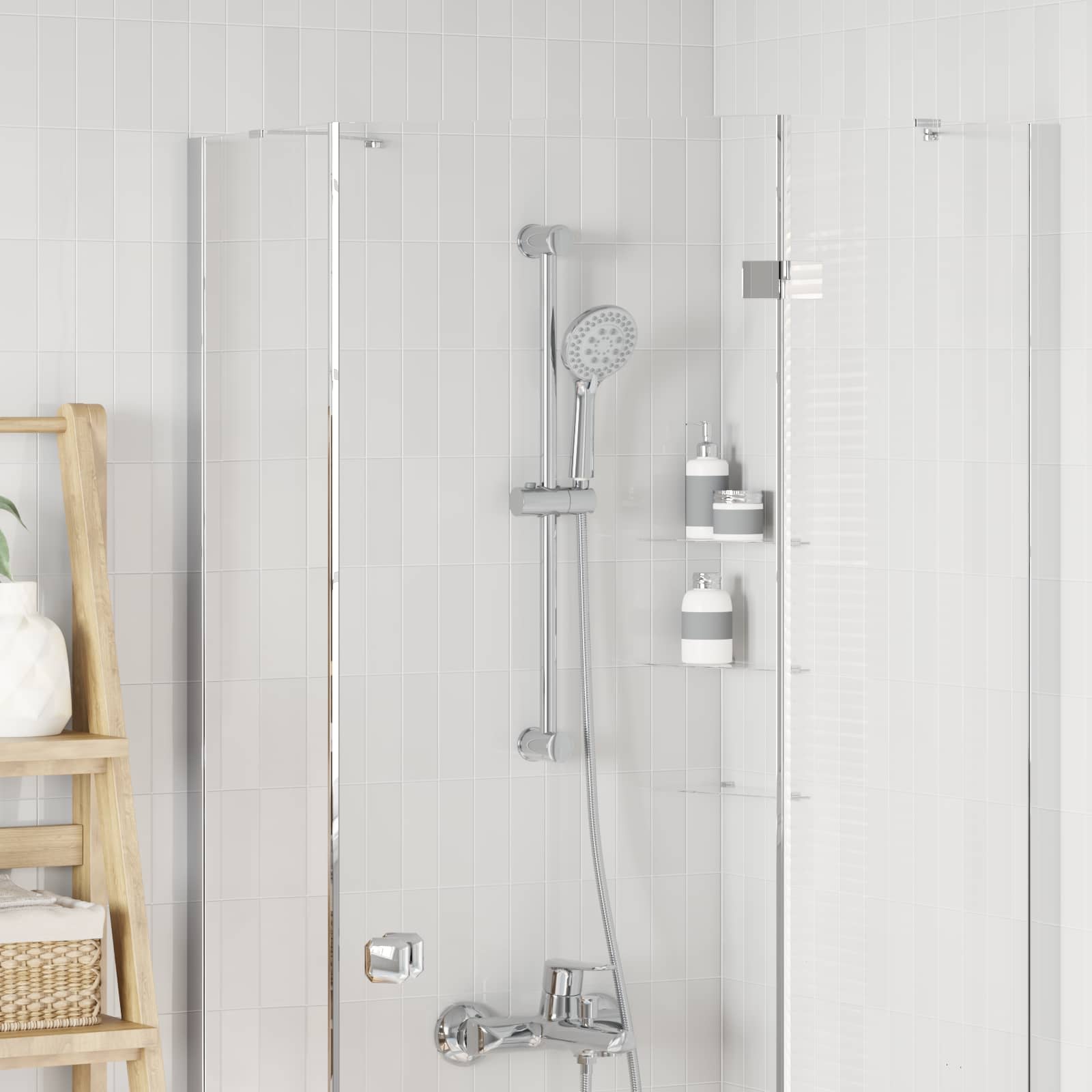Držák Sprchové Hlavice Chrom 70 Cm Abs Plast