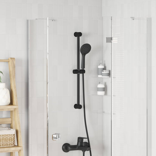 Držák Sprchové Hlavice Černá 70 Cm Abs Plast