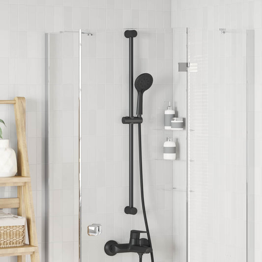 Držák Sprchové Hlavice Černá 100 Cm Abs Plast